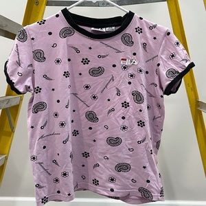 Graphic Fila Crop Top